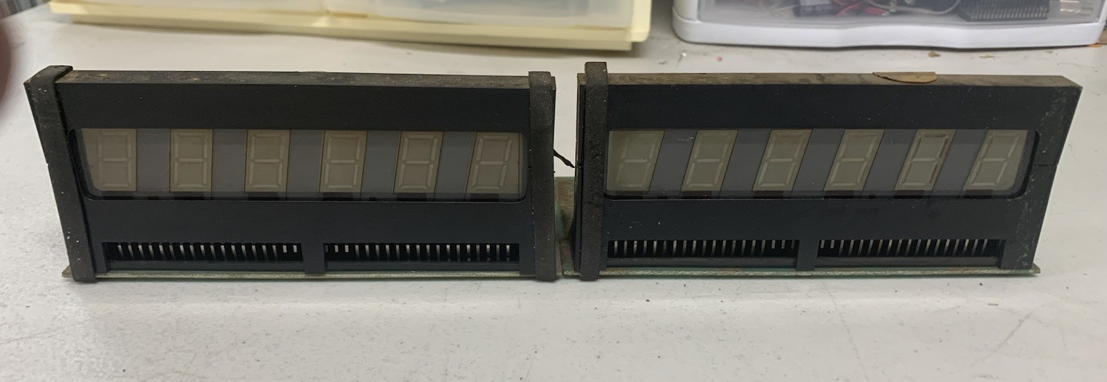 2 Bally 6 Digit Displays Pinball Machine These are tested working