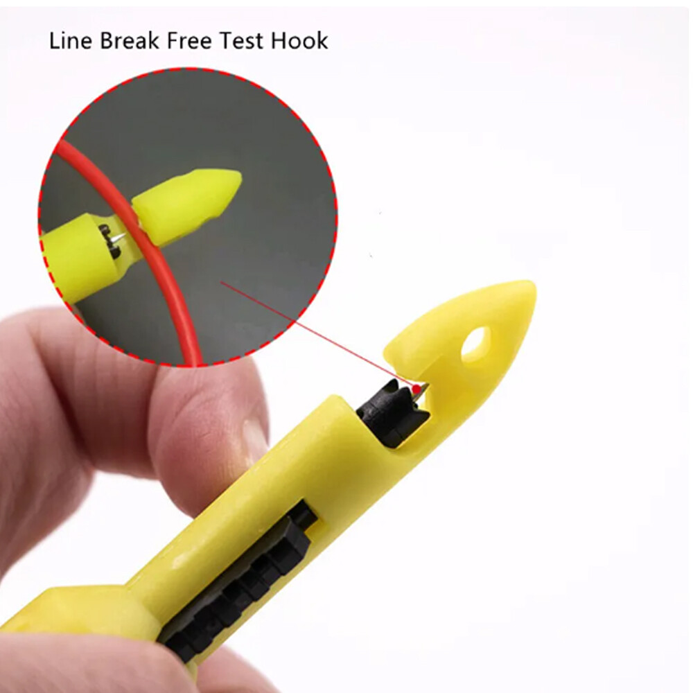 4PCS Insulation Wire Piercing Puncture Probe Test Hook Clip with 2mm/4mm Socket