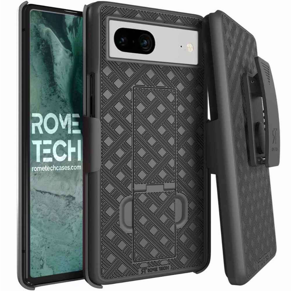 Rome Tech Google Pixel 7 Belt Clip Holster Phone Case, Cover With Belt Clip