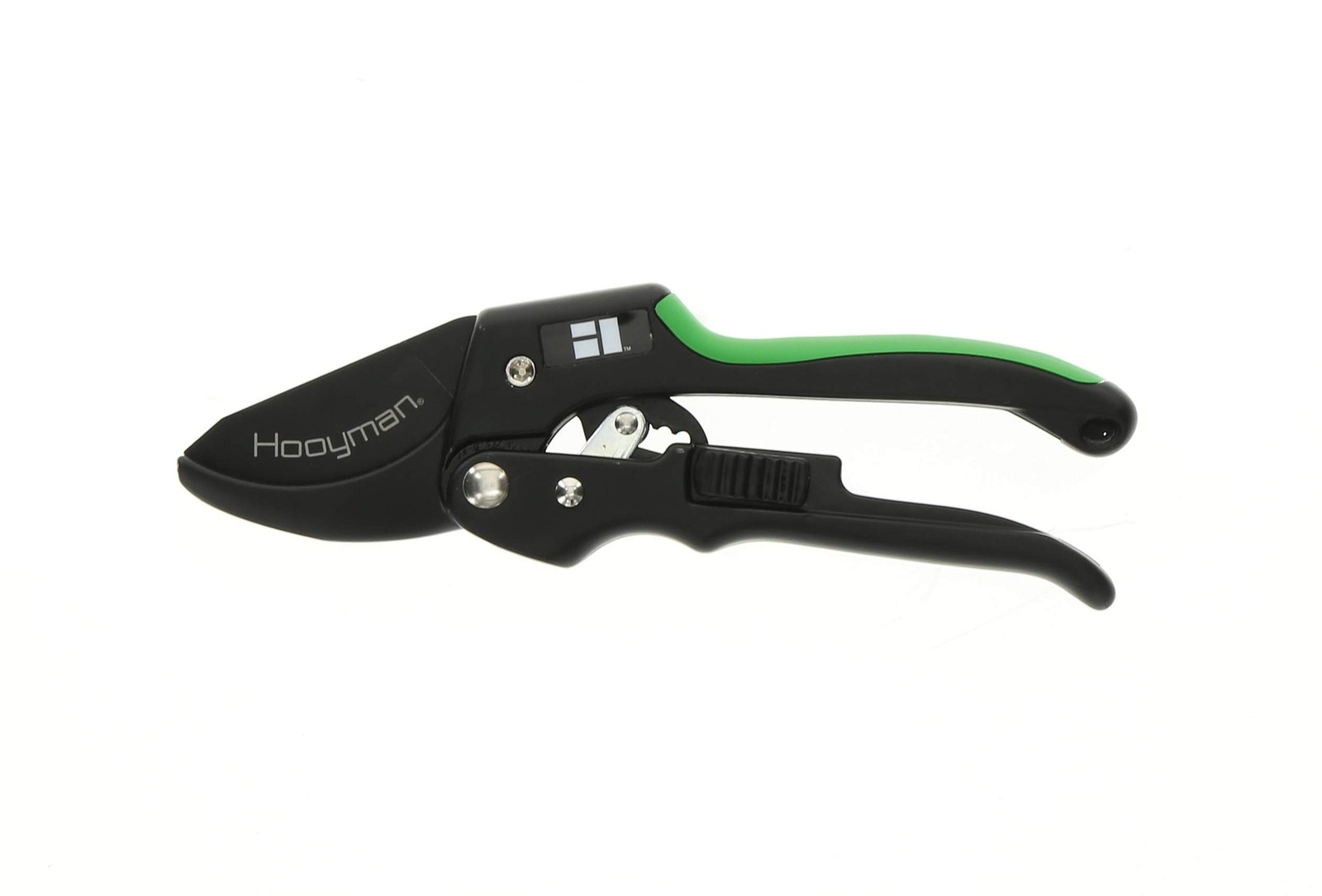 Hooyman Ratchet Pruner with Lightweight, No-Slip, One Size, See Below