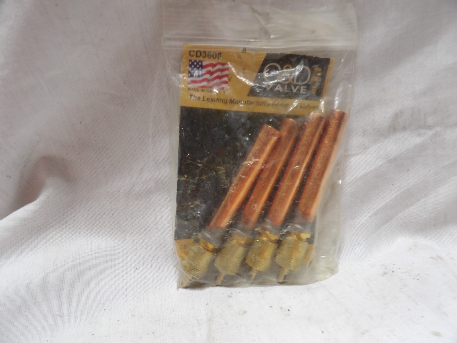 C & D Universal Line Service Valve with 3/8" Tube (Pkg of 4)