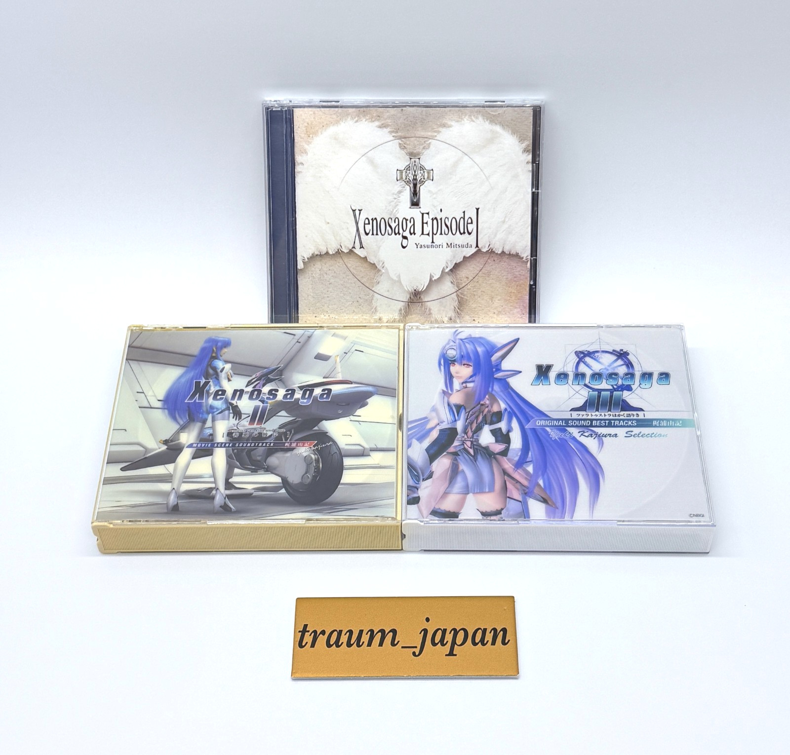 Xenosaga CDs Episode Original Soundtrack set of 3 CDs Yasunori Mitsuda Tested