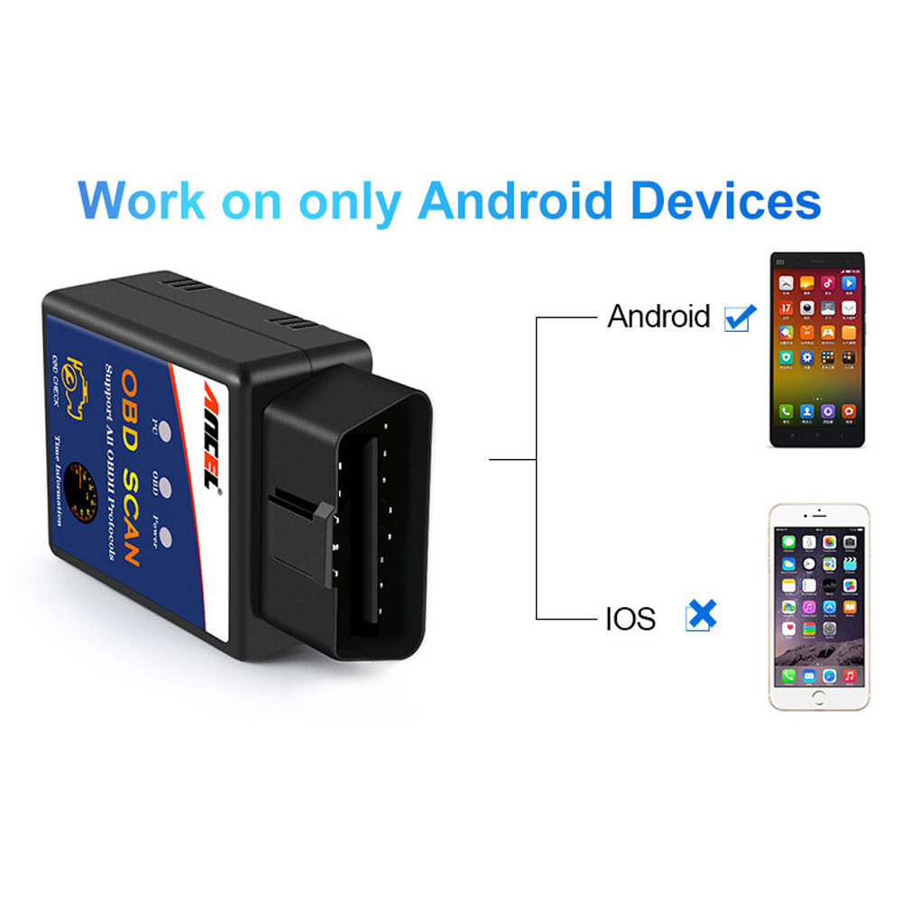 ANCEL ELM327 V1.5 Bluetooth Diagnostic Scan Tool OBD2 Code Reader Check Engine