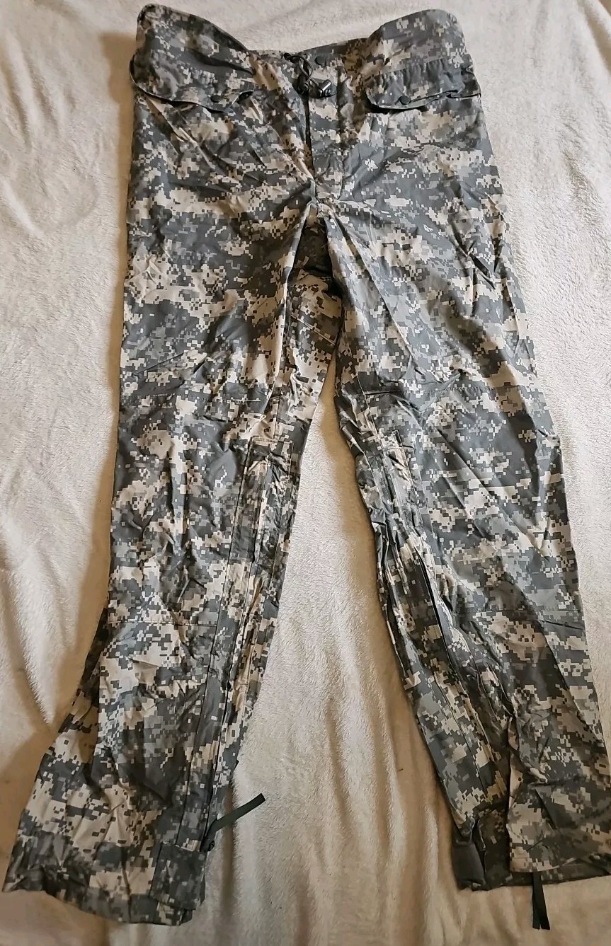 Orc Improved Rainsuit Pants/Trousers Small Digial Camo ACU Army USGI