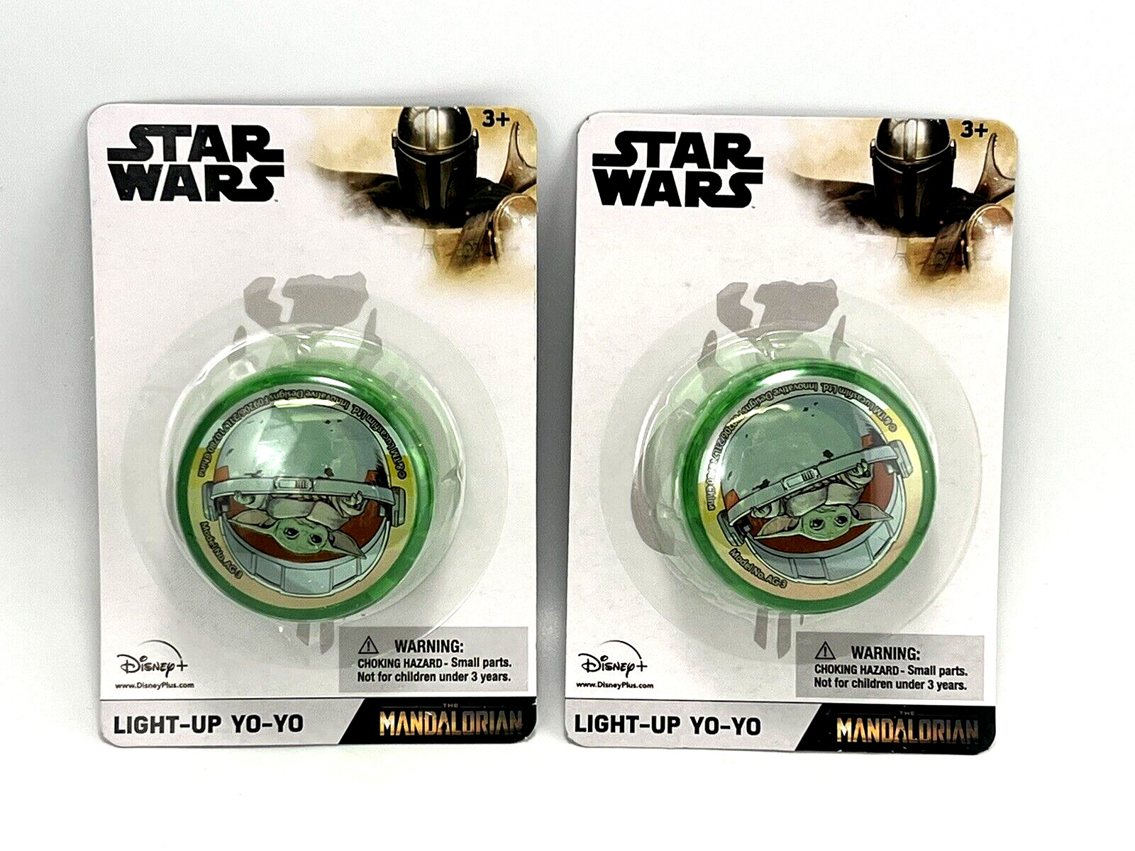 Disney Star Wars The Mandalorian Baby Yoda The Child Light Up YO YO NEW LOT of 2
