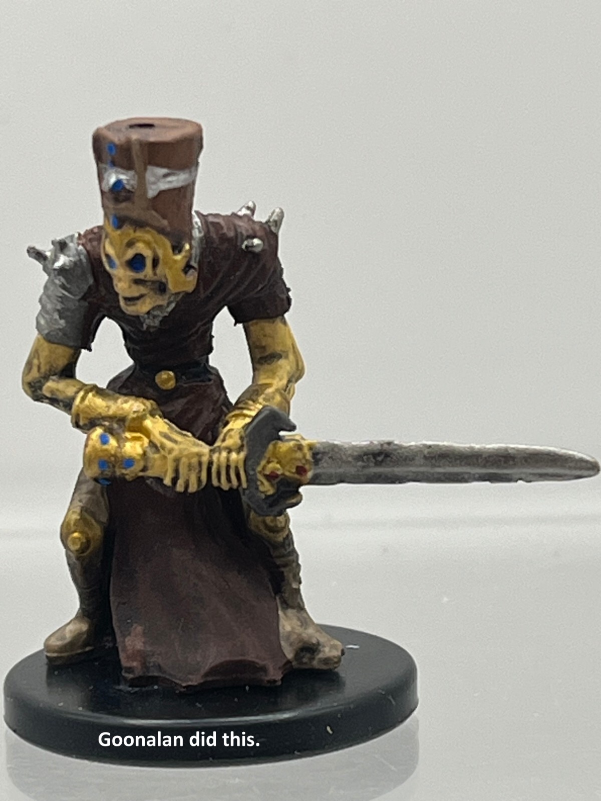 D&D Pathfinder Mini Shattered Star 27 Skeleton Champion UC