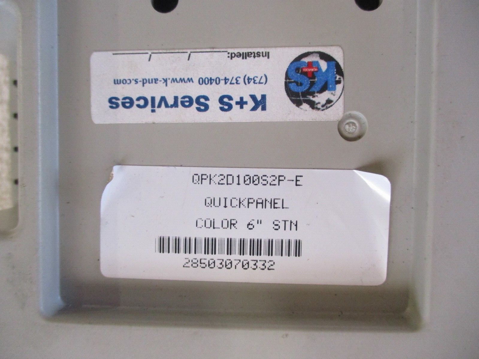 Pro-face TOTAL CONTROL QUICKPANEL jr Operator Interface QPK2D100S2P-E