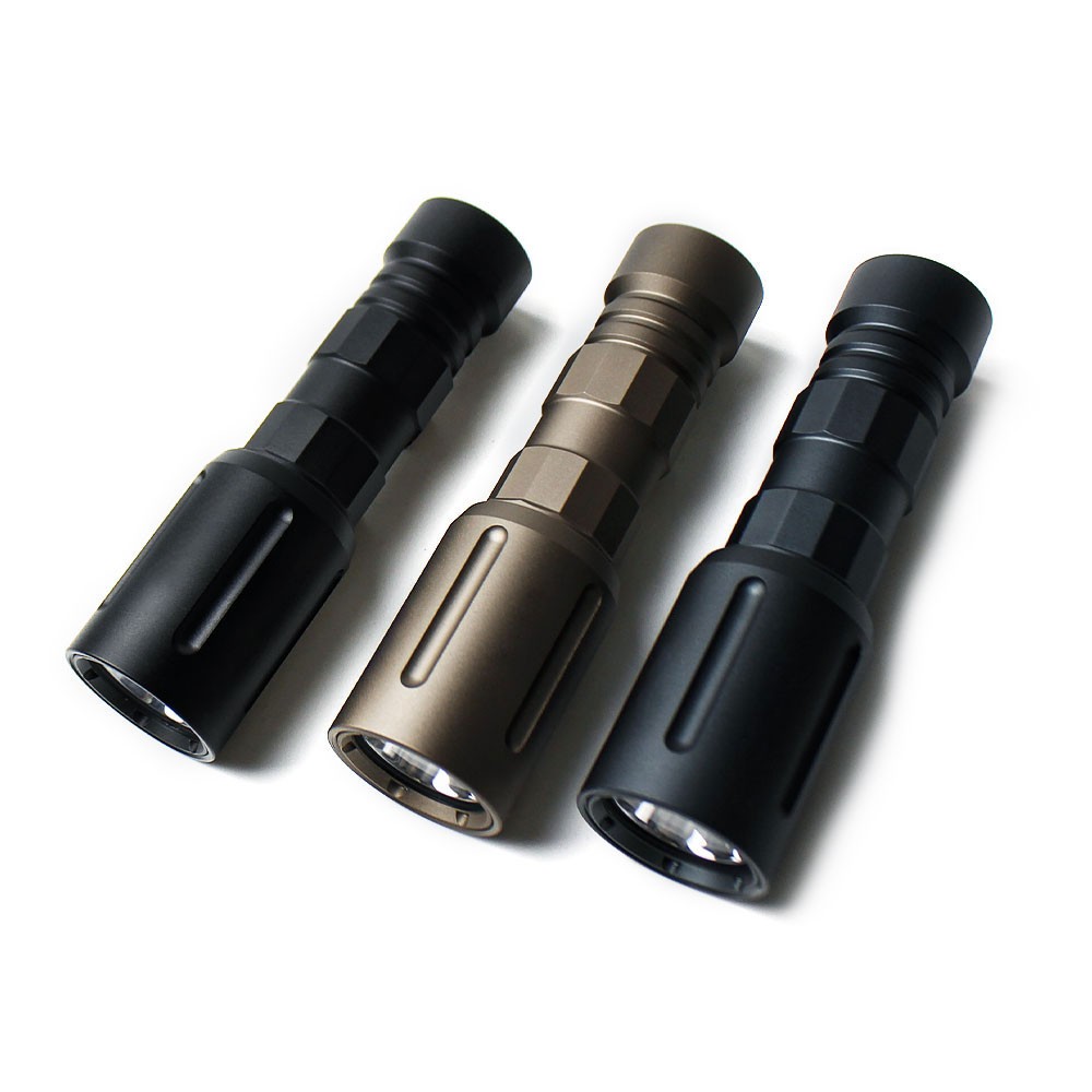 Metal PLH V2 800 Lumen Tactical Flashlight LED Strong Weapon Light Fit 20mm Rail