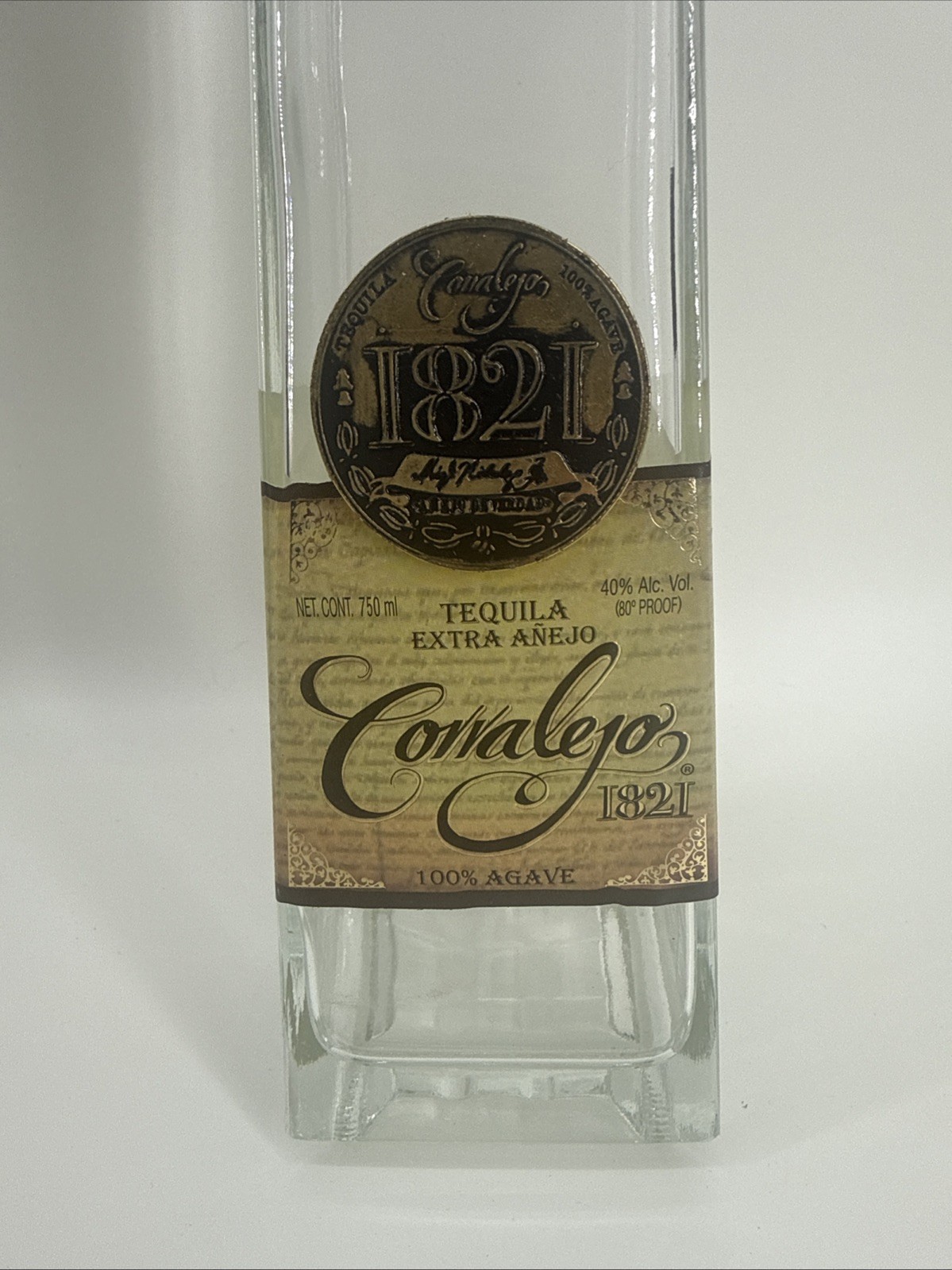 1821 Corralejo TEQUILA EXTRA AÑEJO Bottle (Empty)