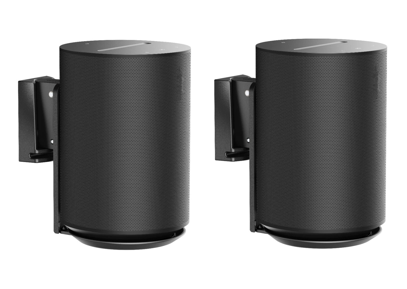 ynVISION Wall Mounts Compatible with Sonos ERA 100 & ERA 100 SL - Black - 2 Pack
