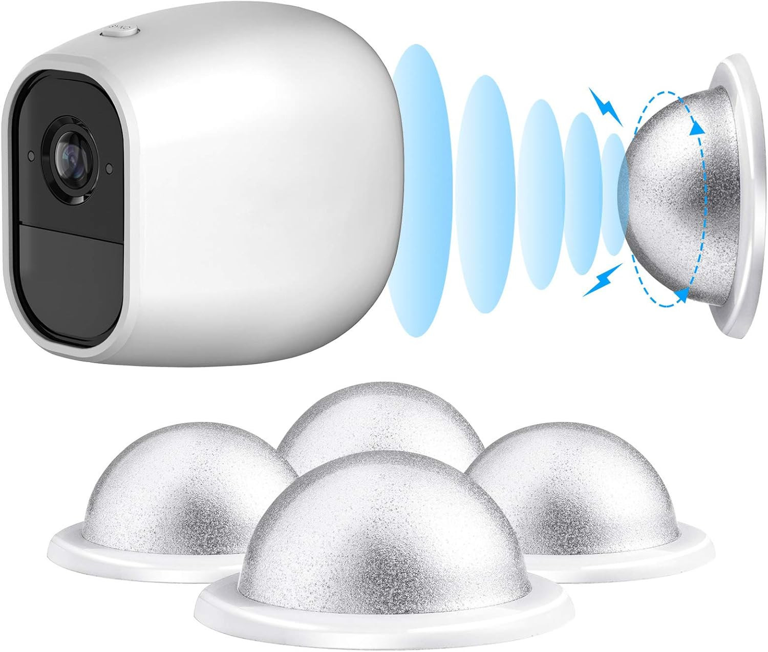 Security Wall Mount, Metal Magnetic Mount Compatible with Magnetic Arlo, Arlo Pr