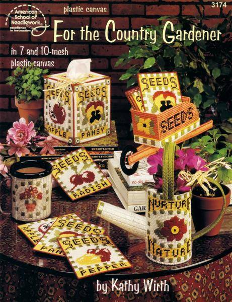NEW FOR THE COUNTRY GARDENER IN PLASTIC CANVAS CUTE PROJECTS!!!