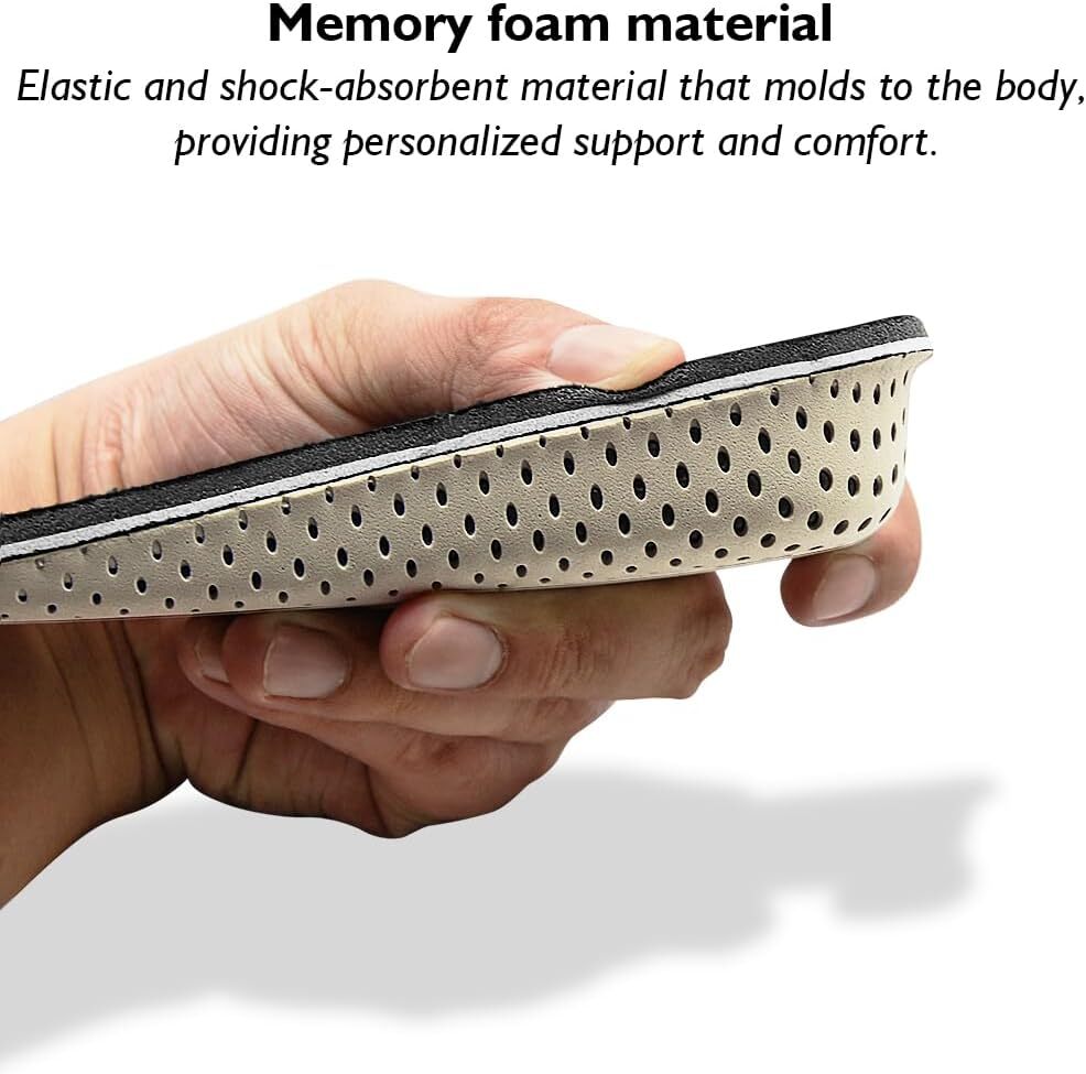 Height Increase Insoles Soft Breathable Memory Foam Full Length Height Increase