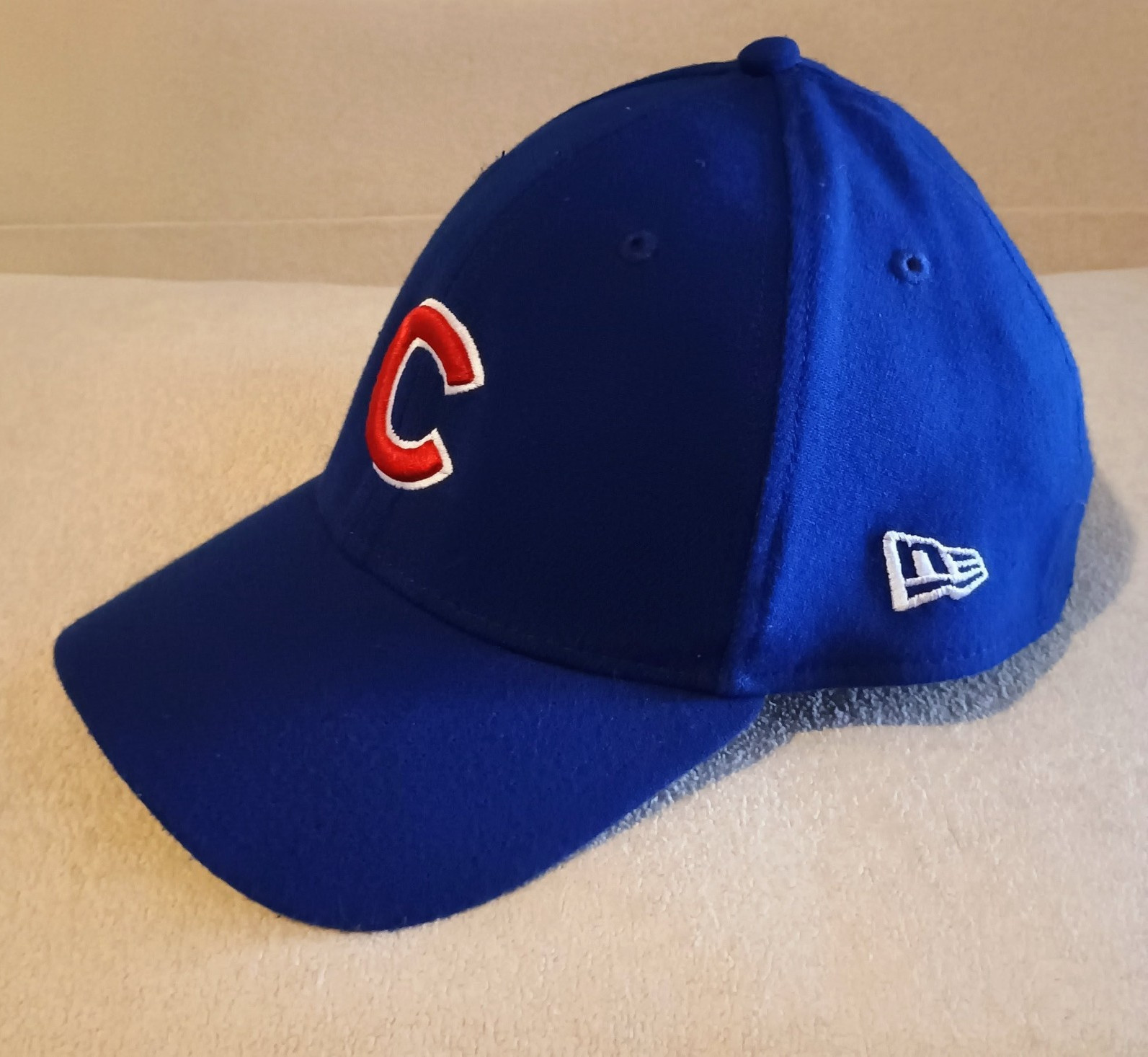 New Era Chicago Cubs Blue 39THIRTY Fitted Flexfit Baseball Cap Hat