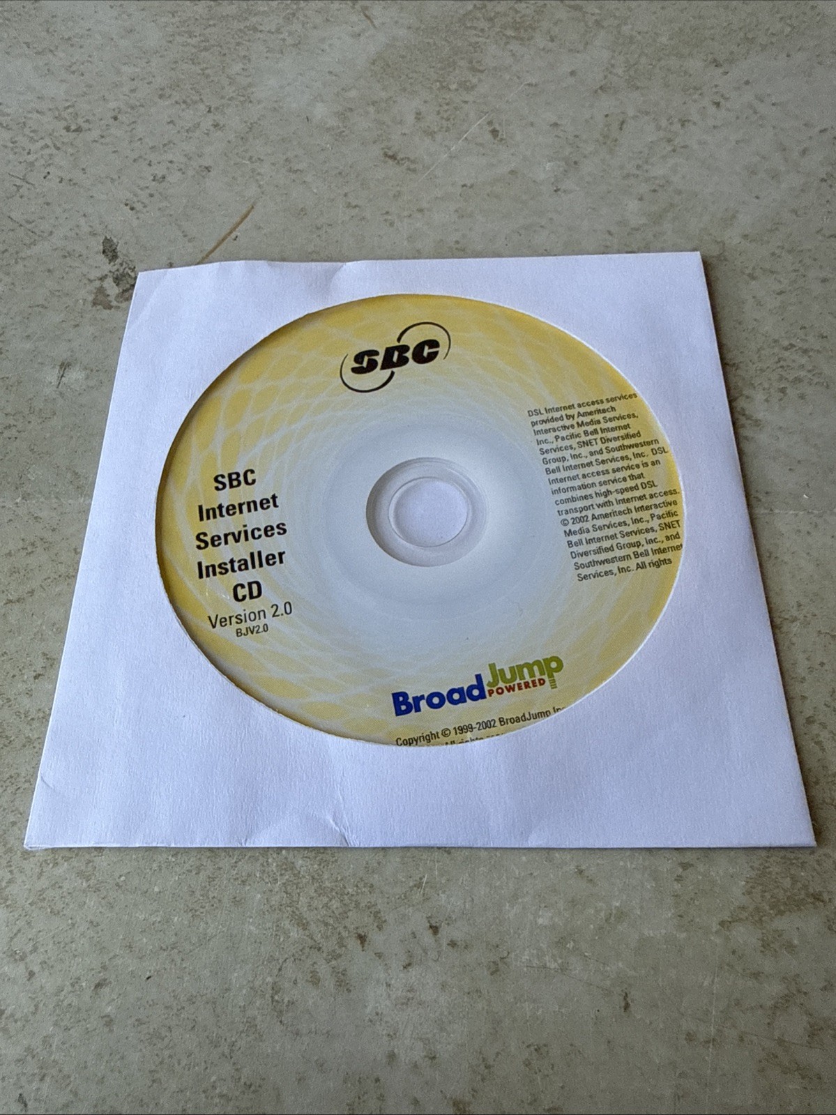 RARE SBC Express Version 2.0 Broad Jump Internet Installation Setup CD