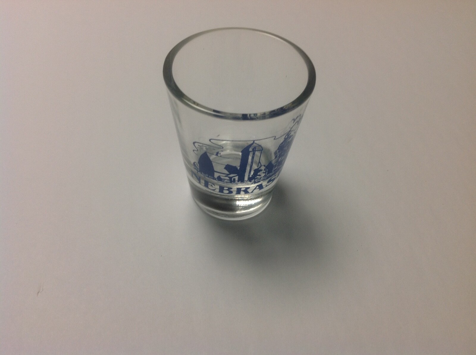 Nebraska Shot Glass Farm Scene