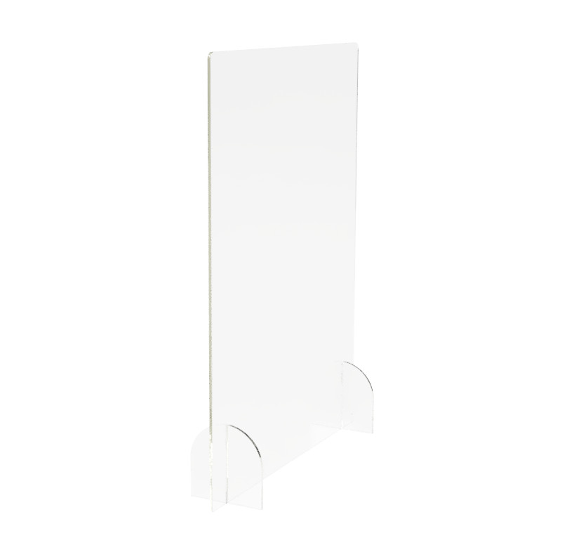 Acrylic Sneeze Guard Divider Clear Protection Shield Barrier 1/4“ 23.5" x  23.5"