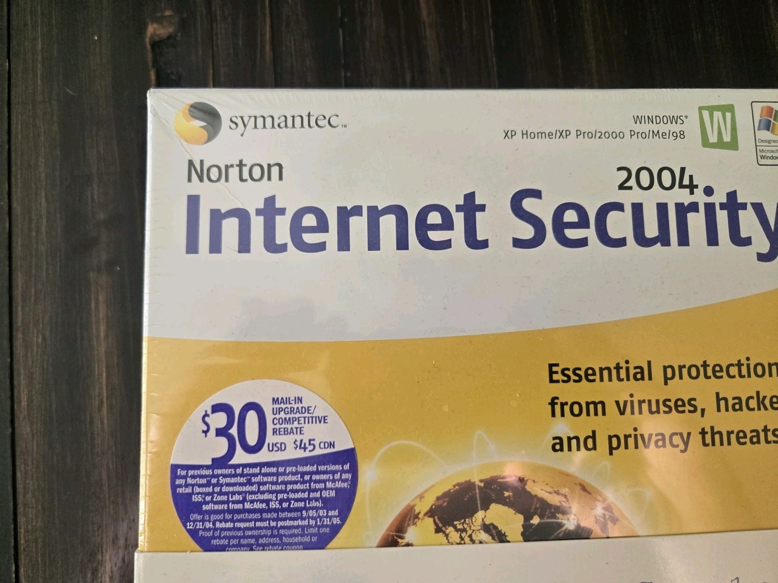 Norton Internet Security 2004 Windows XP Home / XP Pro / 2000 Pro / Me / 98 NEW