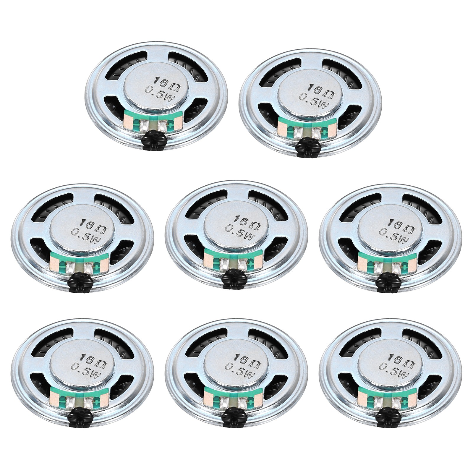 8 pcs 0.5W 16Ω speakers for microphone