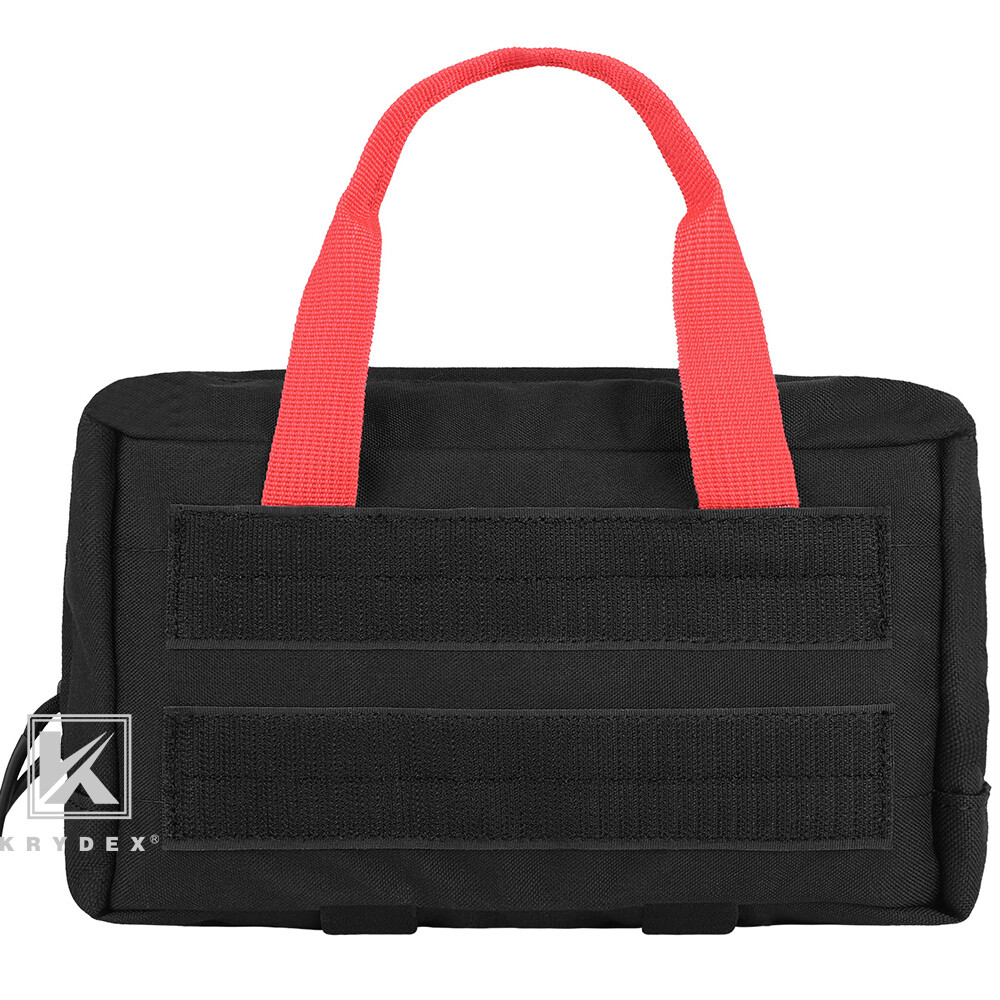 KRYDEX Clear Top Insert Pouch Medical Bag Organizer Hook & Loop for D3 Backpack