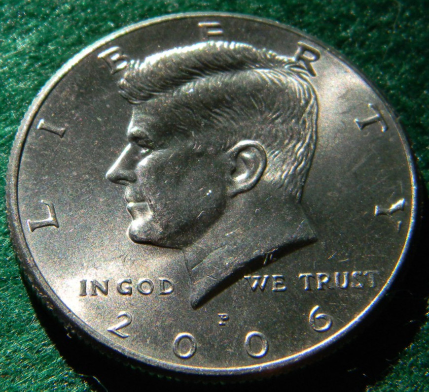 2006-P KENNEDY HALF DOLLAR UNCIRCULATED 50 CENTS 2006P