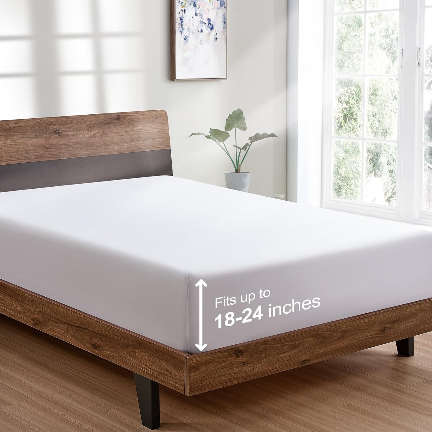 Twin XL Fitted Sheet by Hotel Quality Ultra Soft Microfiber
