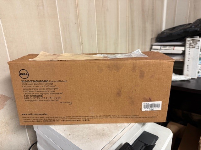 M11XH Original OEM Dell Drum Unit, Black Genuine Sealed.  SHIPS FREE