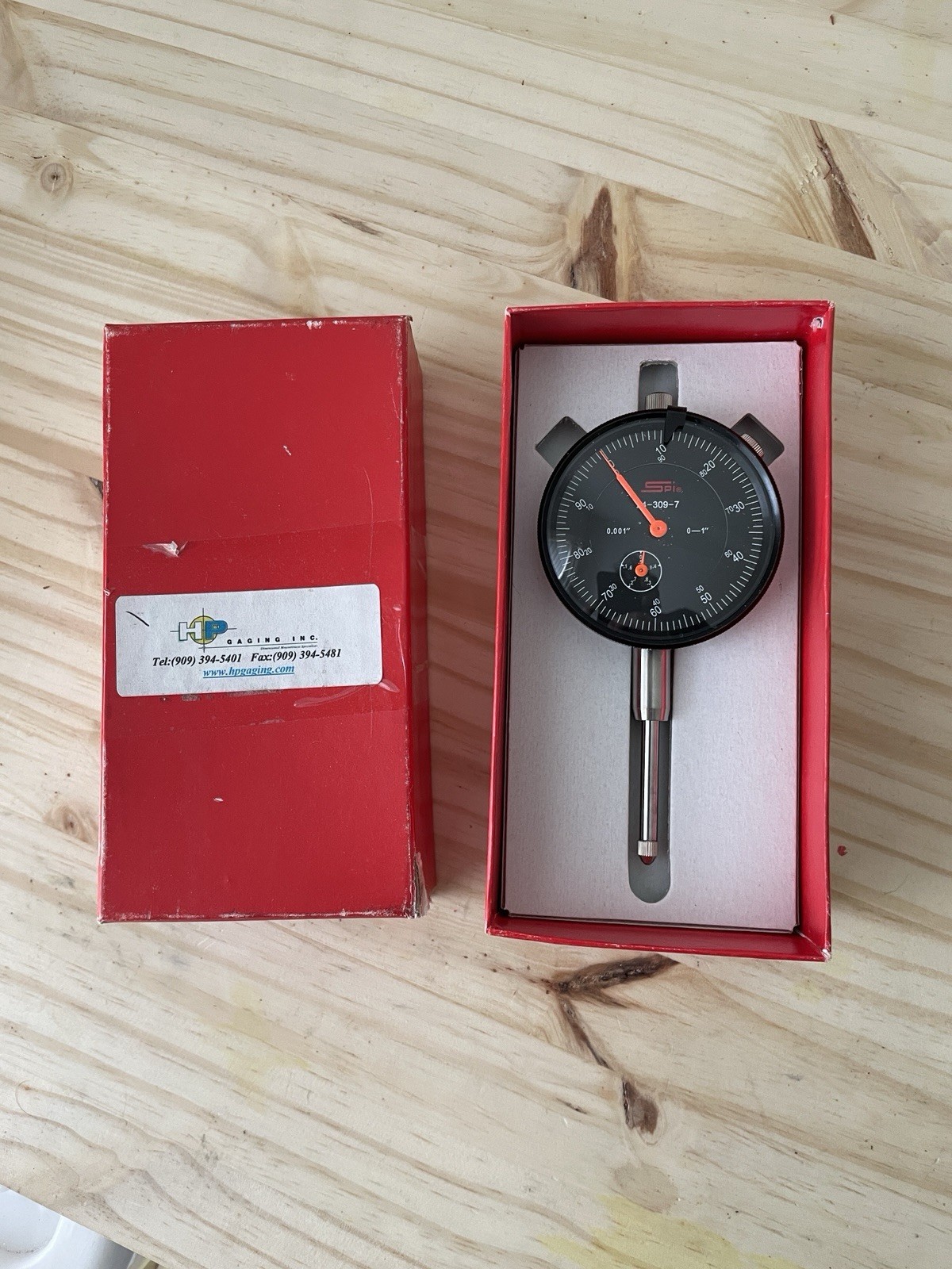 SPI 14-309-7 Dial Indicator | .001” | 0–1” Range Original Box