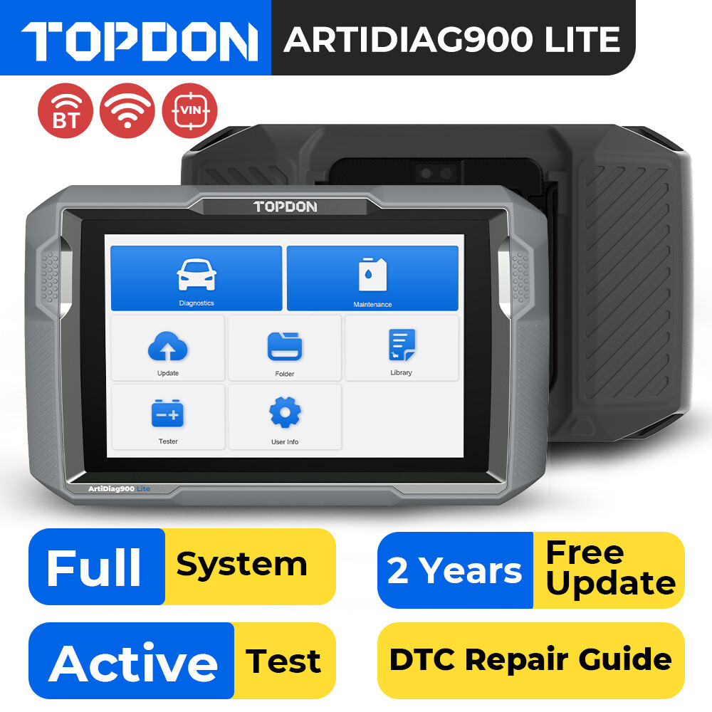⭐2026 TOPDON AD900 Lite All System Diagnostic Tool Bidirectional FCA Auto