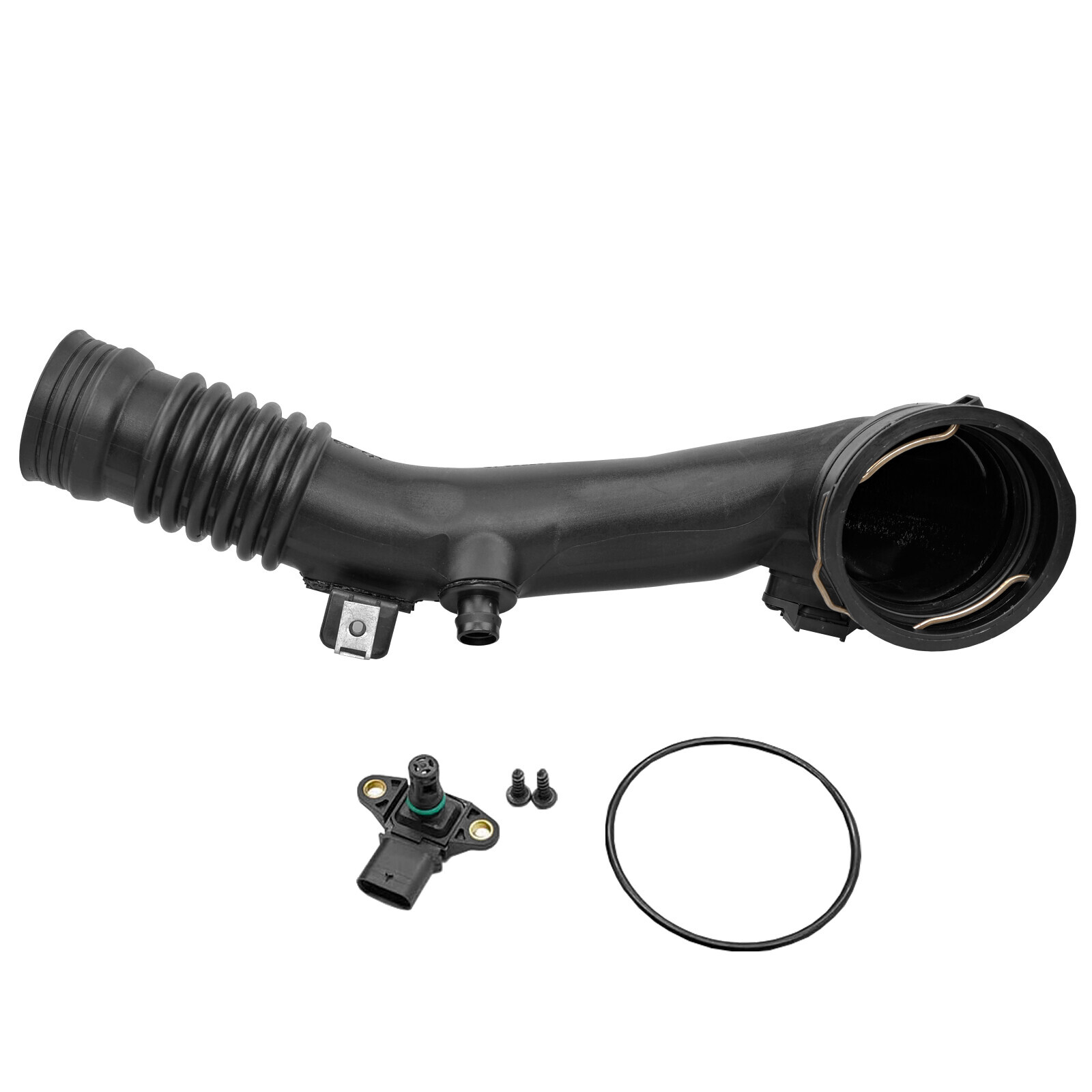 Air Turbocharger Pipe Hose Rear Duct For BMW 535i 640i 740i X5 X6 13717609811