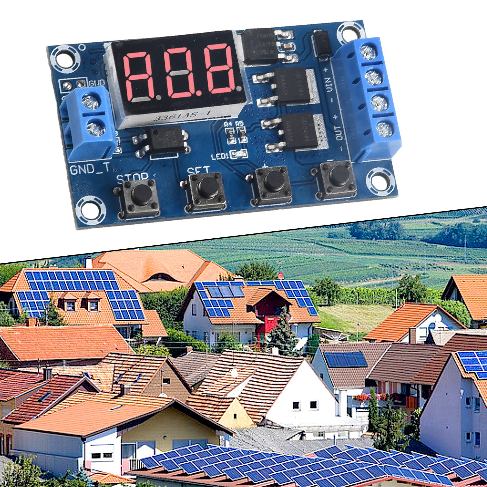Digital Relay Delay Board MOS Module Timer Tube Control Switch Trigger DC5V 36V