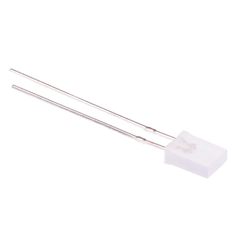 100 x Red / Green Bi-Colour 2 x 5mm Rectangular Diffused LED 150°