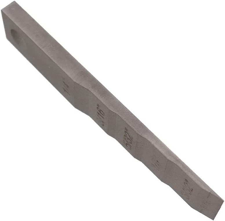 B&B Pipe 2130 Brass Stepped Wedge 3/4" Wide x 4" Long - Precision Welding Tool
