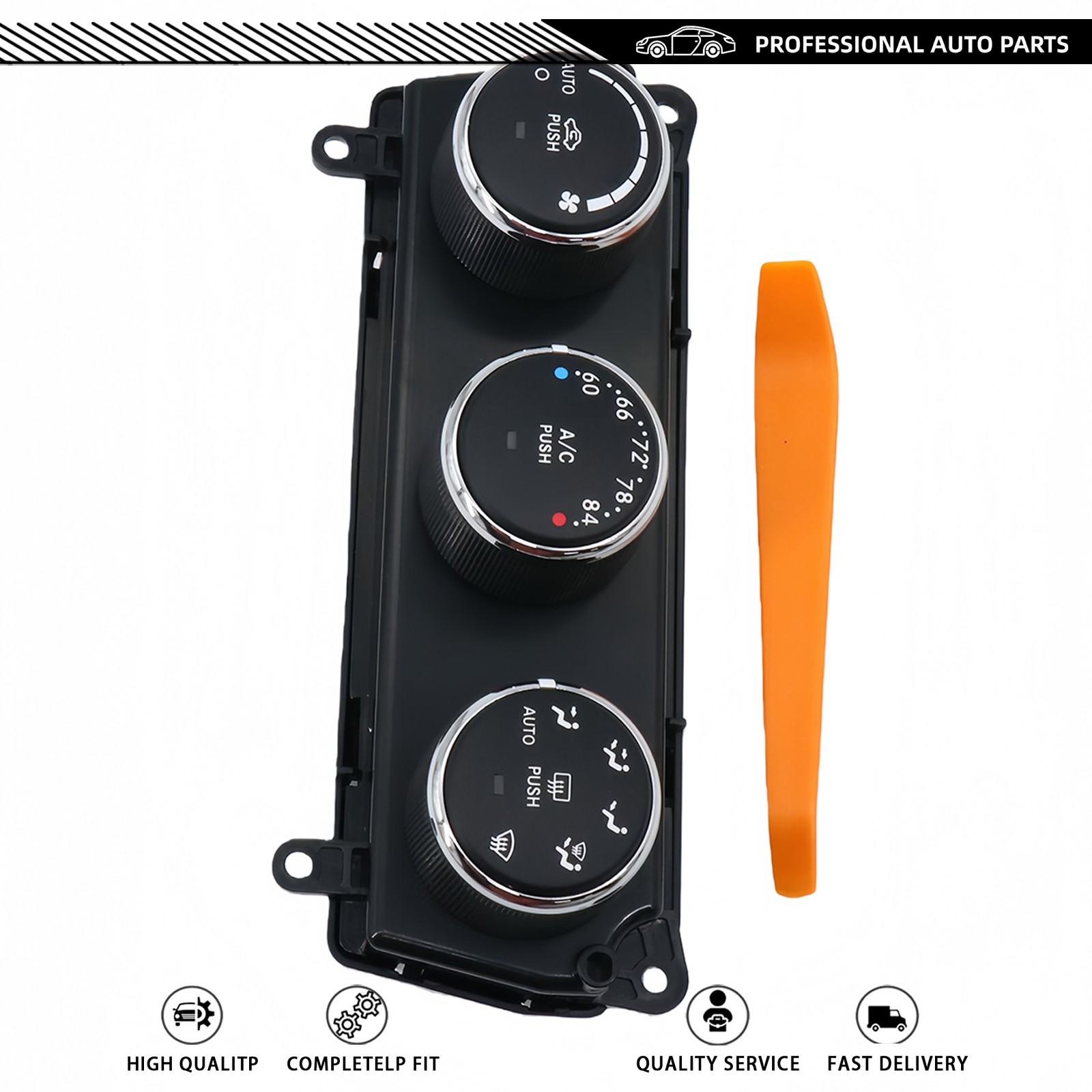 For 2014-2018 Jeep WRANGLER JK HEATER A/C TEMPERATURE CLIMATE CONTROL P68197437A