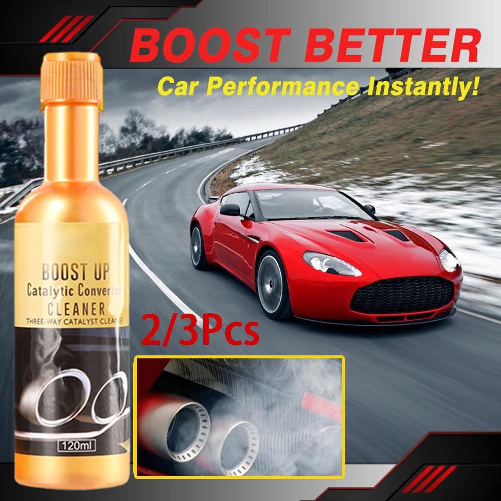 3PCS Boost Up Vehicle Engine Catalytic Converter Cleaner Multipurpose 120ML.