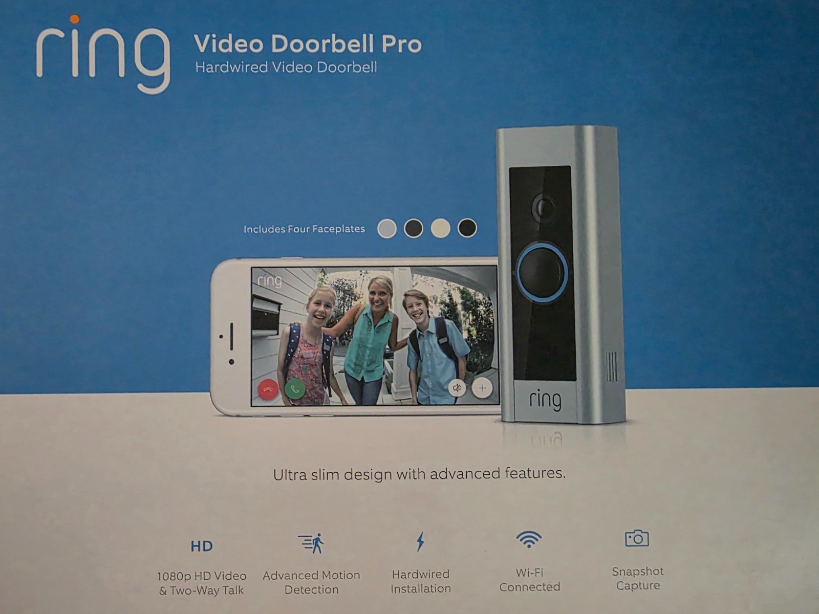 Ring Video Hardwired Doorbell Pro with Camera