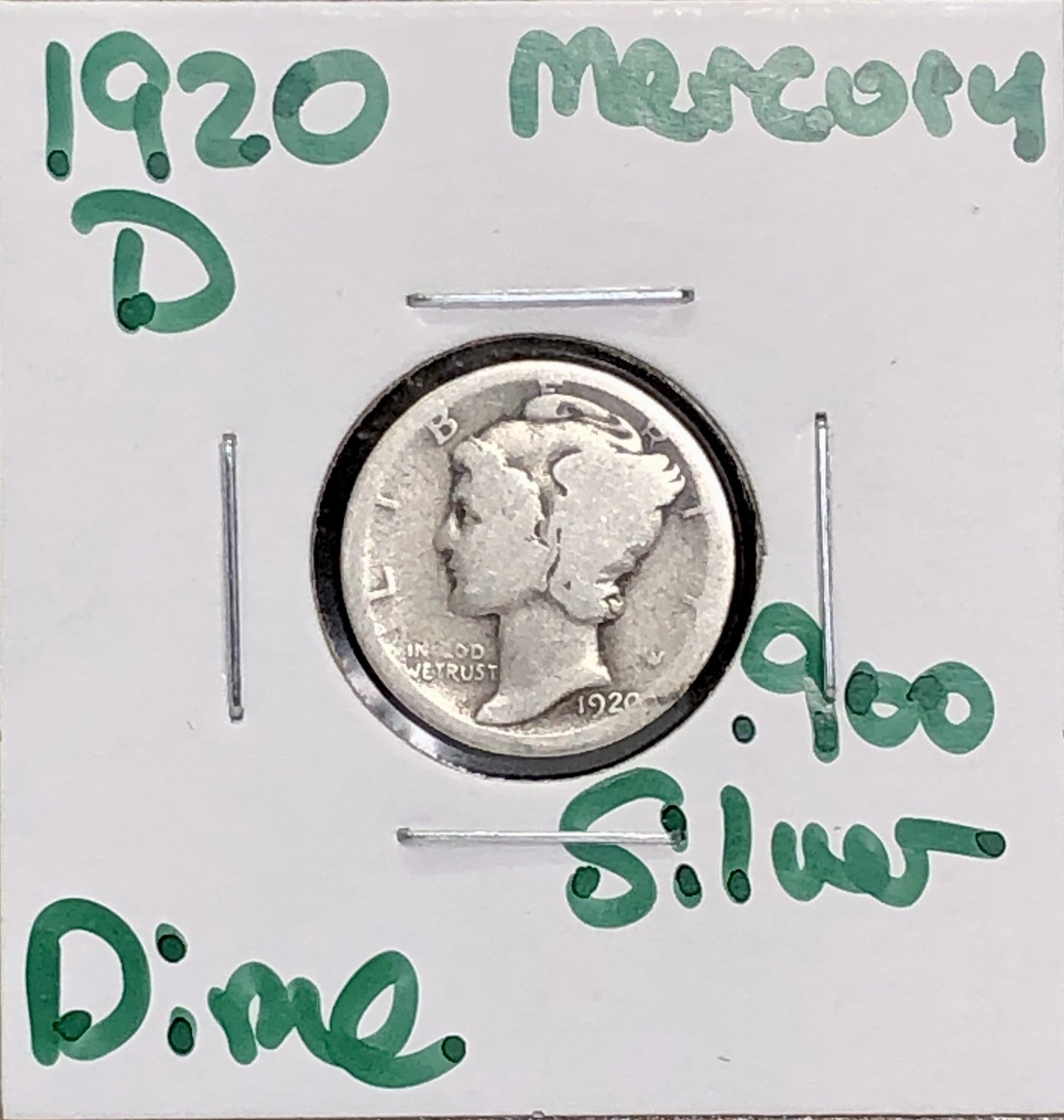 1920-D Mercury Dime - .900 Silver Constitutional Coin