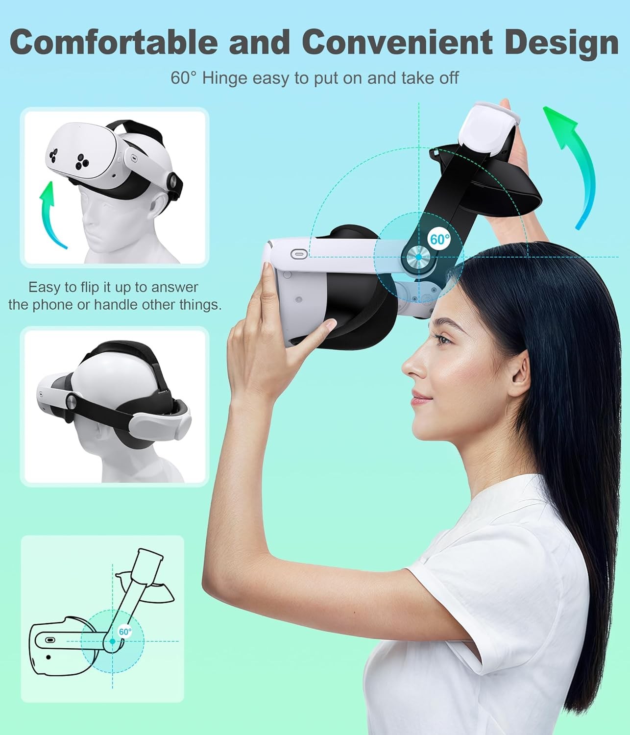 Meta Quest 3 Head Strap Soft Padding