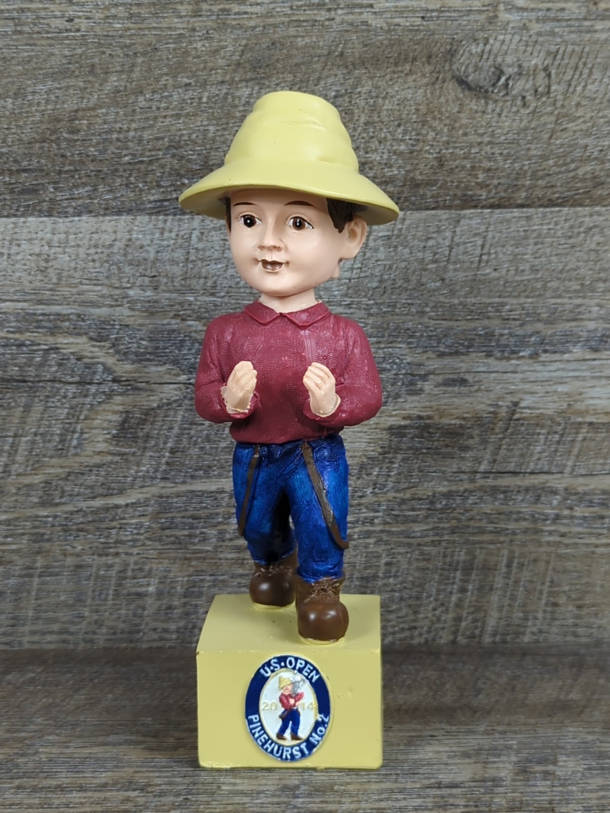 2014 US Open Pinehurst Putter Boy Bobblehead - Incomplete - Missing Trophy Piece