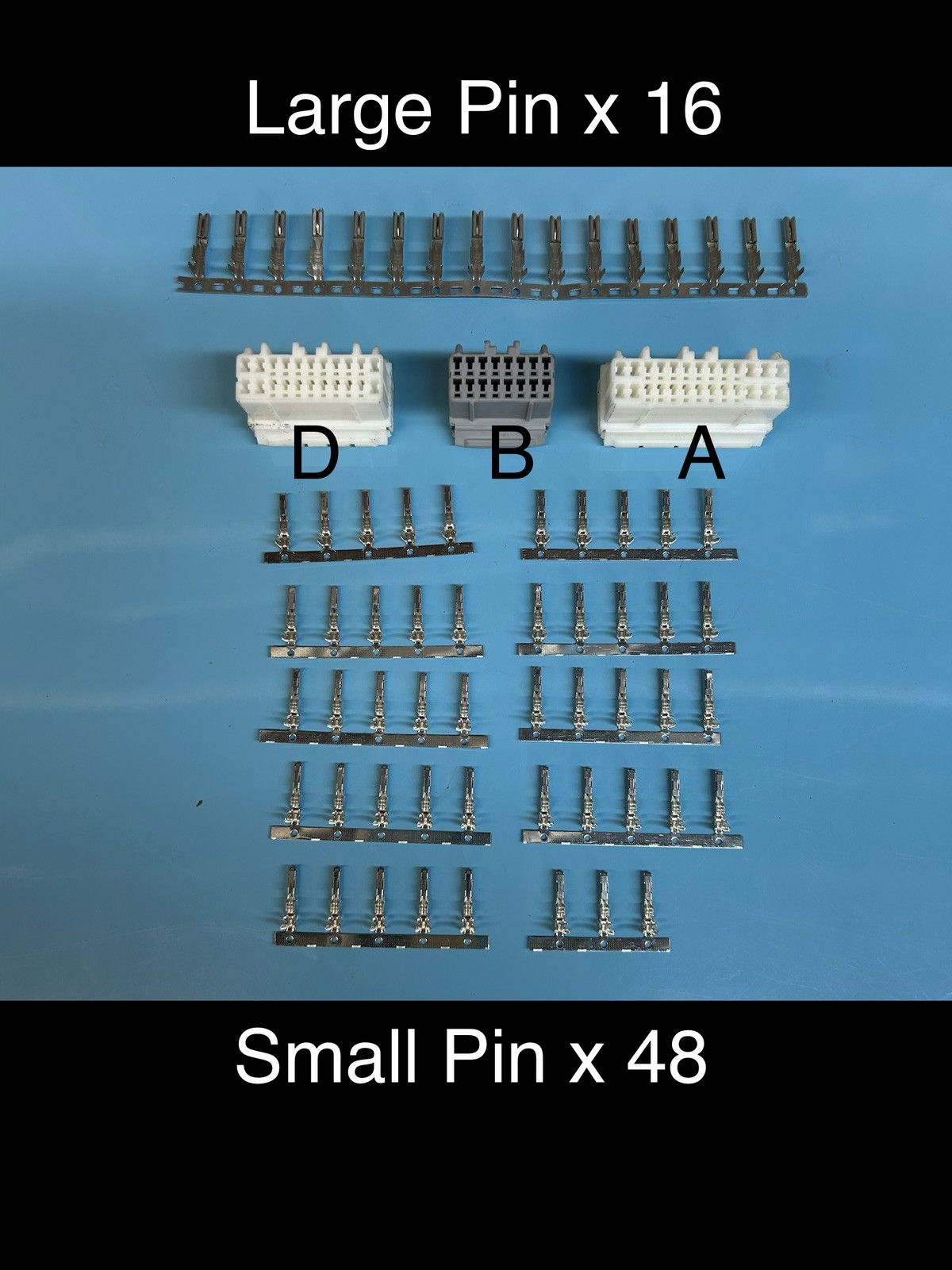 OBD1 ECU A / B / D Connector & Pin Terminal Kit. Fits Honda/Acura & Mazda Miatas