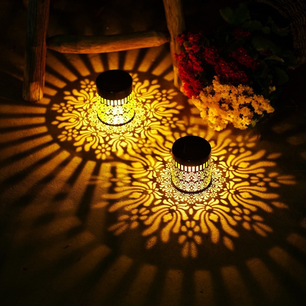 Solar Mandala Lights for Garden Fence Wall Patio Outdoor Decoration IP65 Rated
