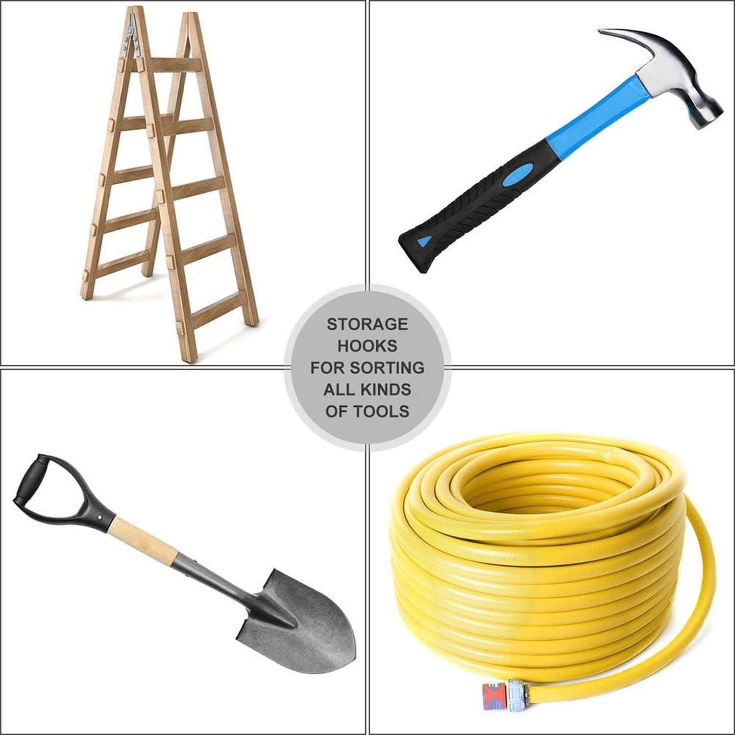 4 Heavy Duty Pegboard Hooks,Pegboard Drill Holder,and Peg Board Tool Hangers....