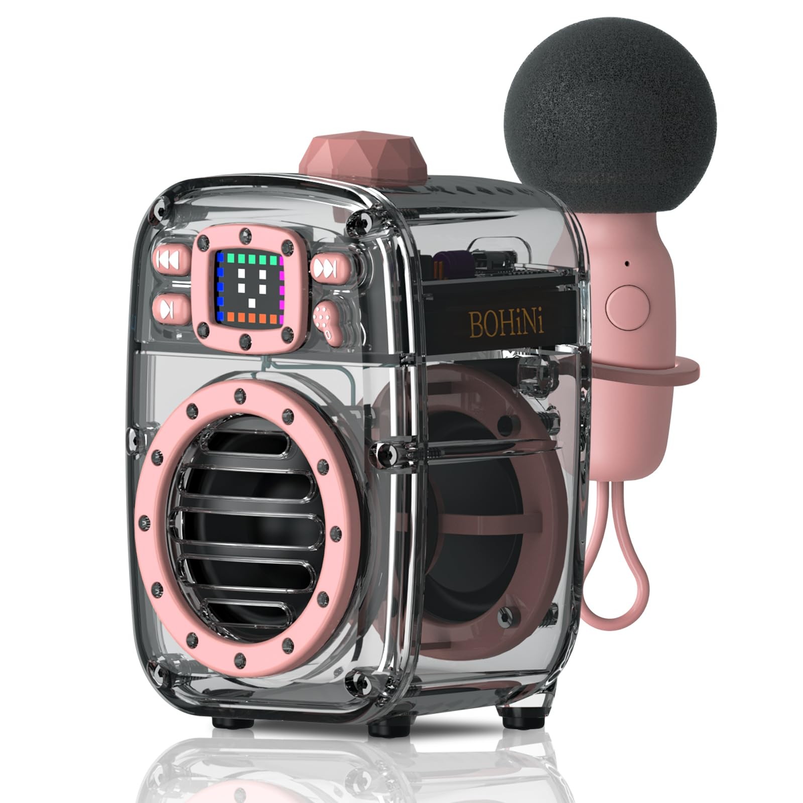 Portable Bluetooth Speaker with 360°HD Stereo Sound and Robust Bass, Stocking...