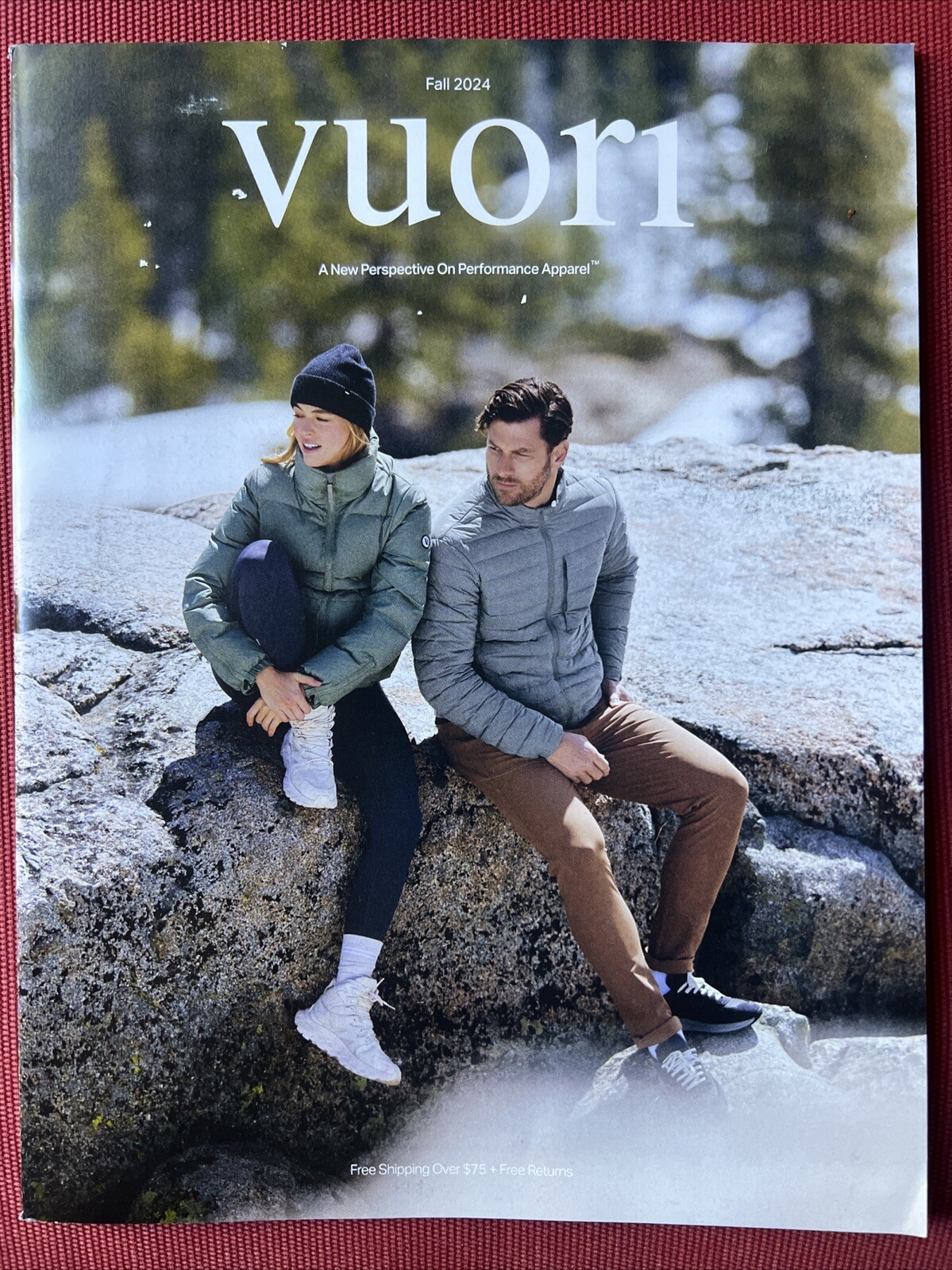 VUORI Catalog Fall 2024 A NEW PRESPECTIVE ON PERFORMANCE APPERAL