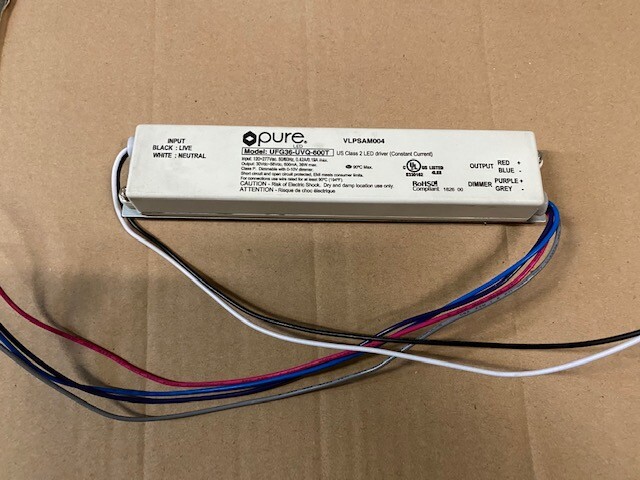 PURE VLPSAM004 Constant Current Ballast, Dimmable, 120-277V -Select 1 or 10 pack