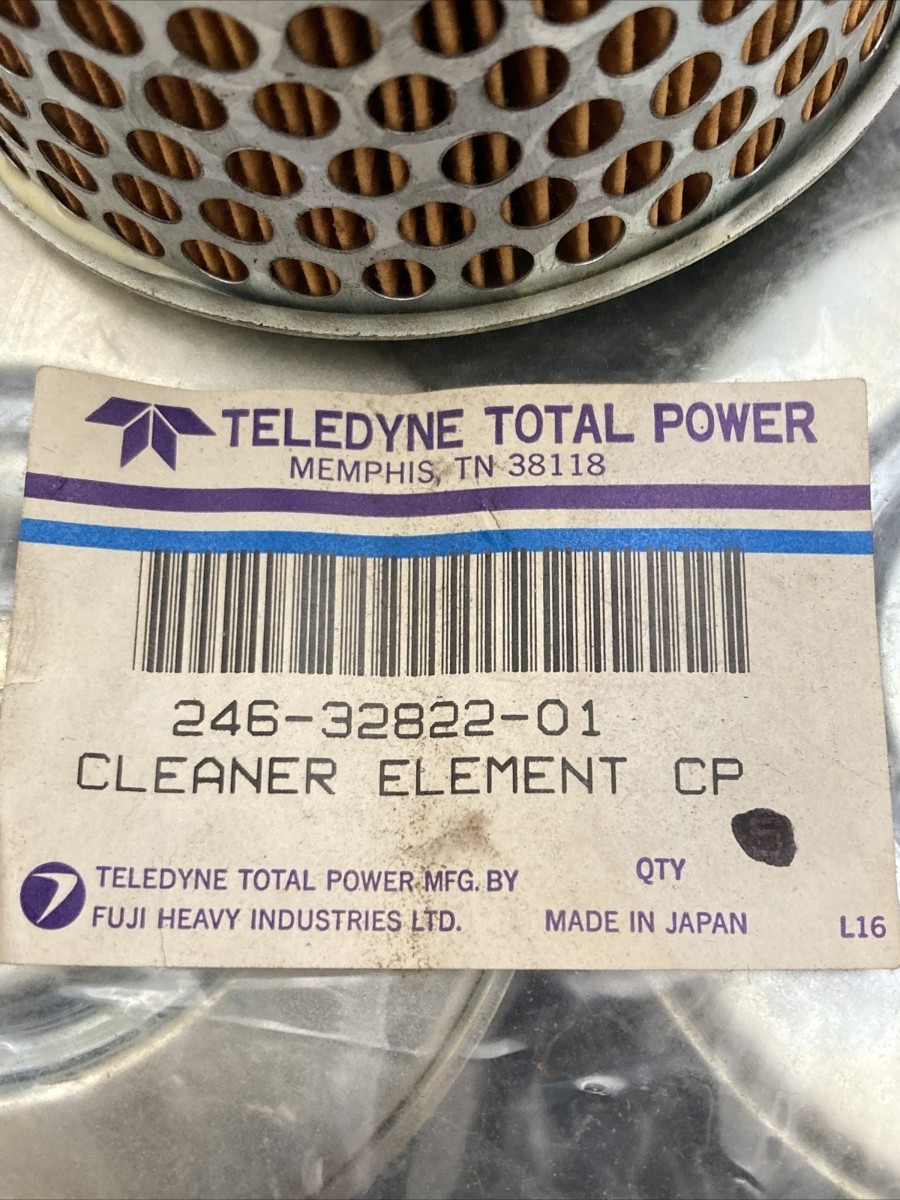 NEW GENUINE TELEDYNE SUBARU ROBIN 246-32822-01 AIR FILTER ELEMENT