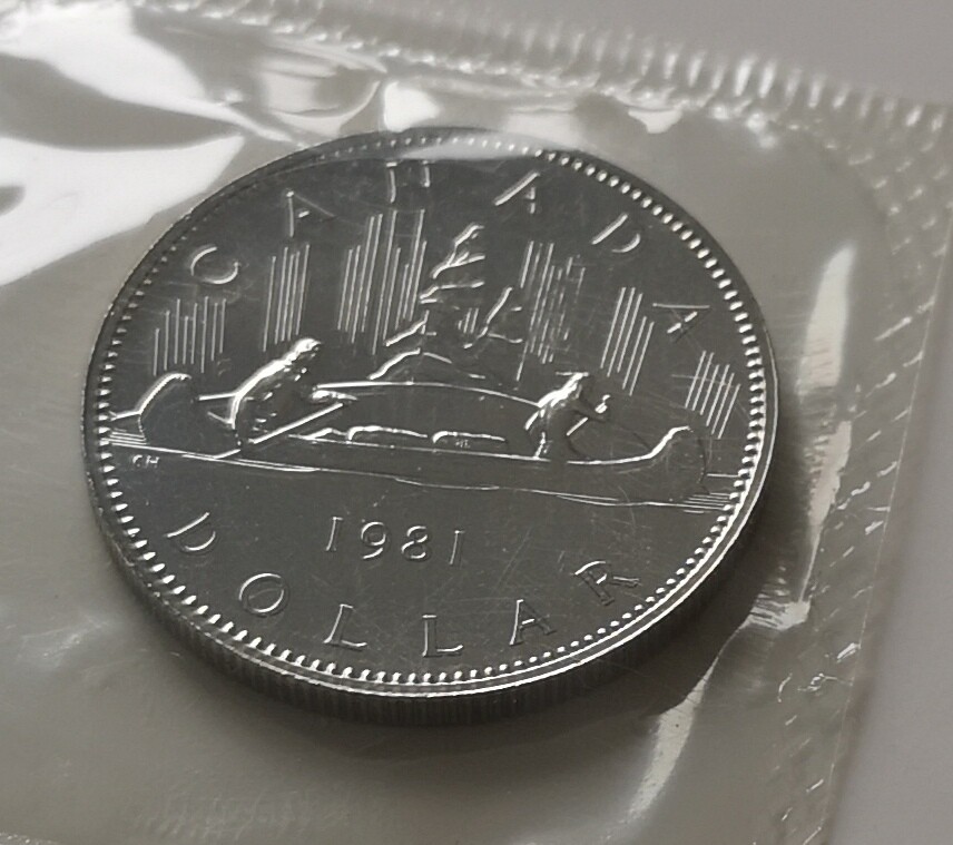 *** CANADA  1981  VOYAGEUR   NICKEL  DOLLAR  *** PROOF  LIKE  MINT  SEALED  ***
