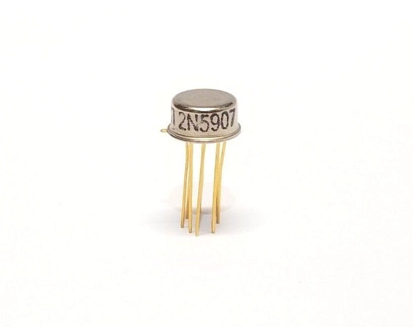 2N5907 Transistor - CASE: TO99 New by Mega LOT OF 2