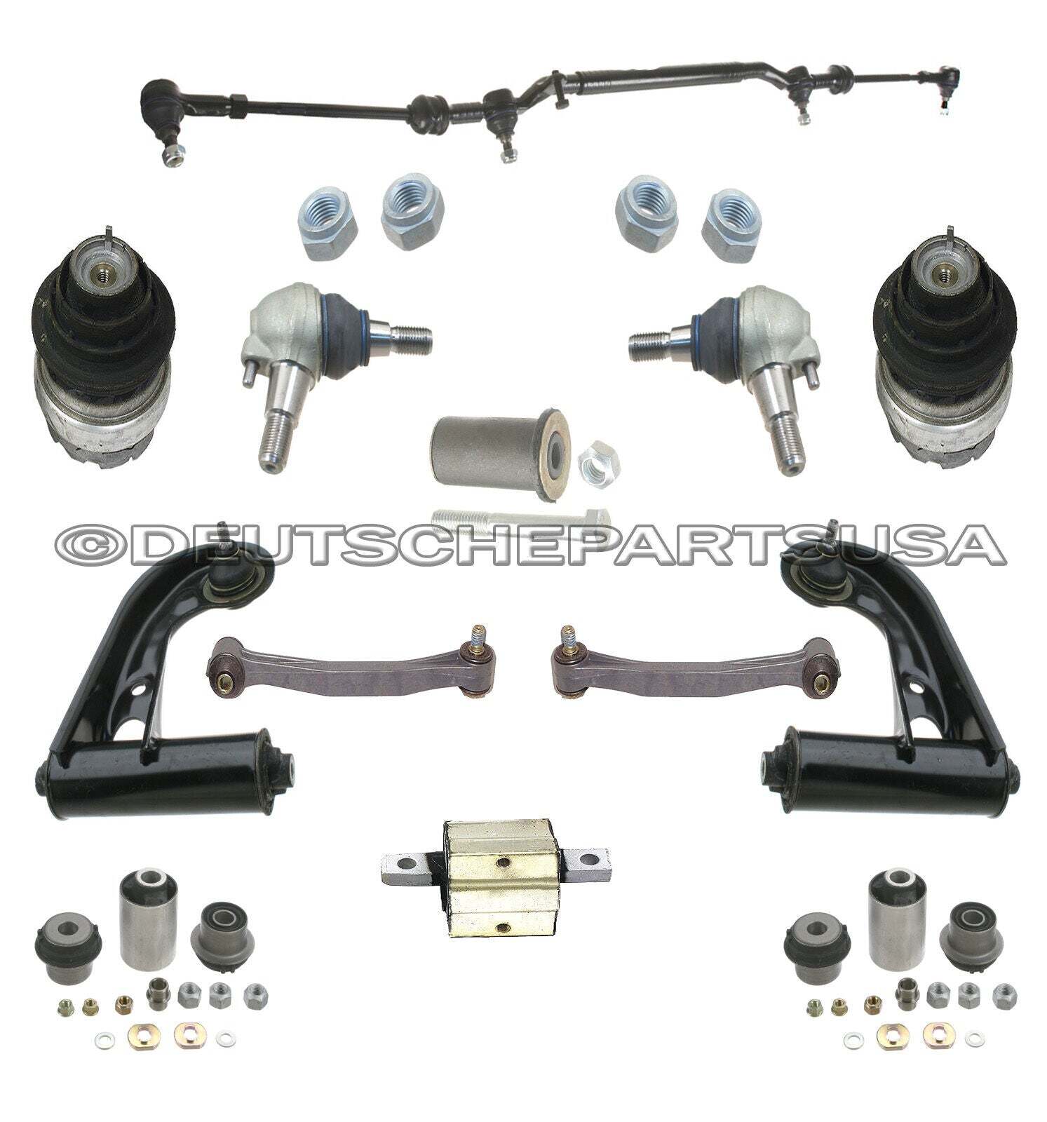 Mercedes W202 C280 Control Arm Tie Rod Ball Joint Sway Bar Link Engine Mount 21