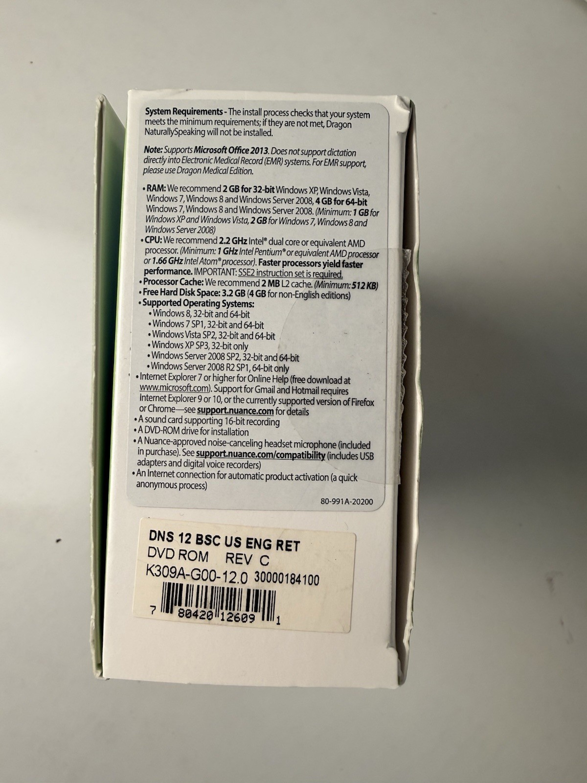 Nuance Dragon Dictate For Mac Speech Recognition Software & Headset V3 *SEALED*